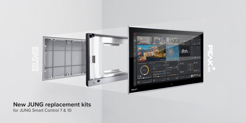 How future-proof solutions for existing JUNG KNX panels were developed