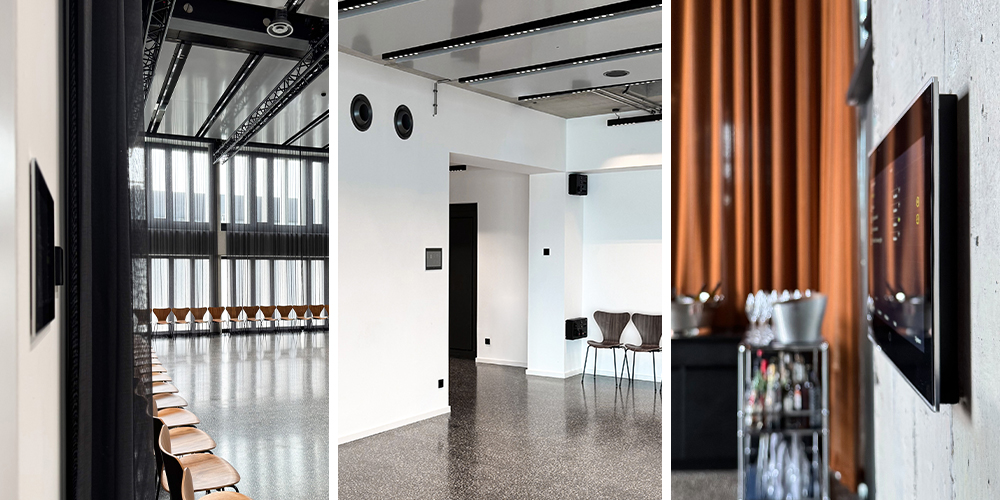 Différents lieux d’utilisation du Control 12 au Bergson Kunstkraftwerk