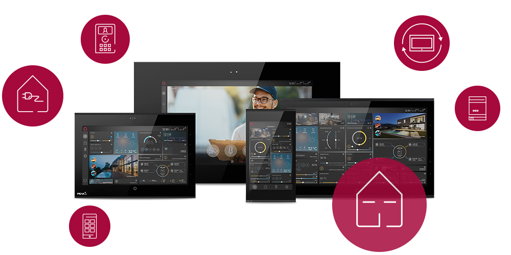 Steuerung zahlreicher Funktionen in Smart Homes und Smart Buildings mit den multifunktionalen PEAKnx Touchpanels und der YOUVI-Visualisierung