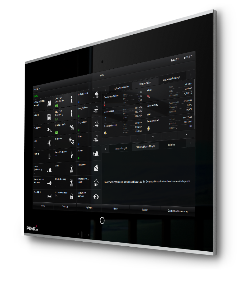 Control 12 mit Visualisierungssoftware