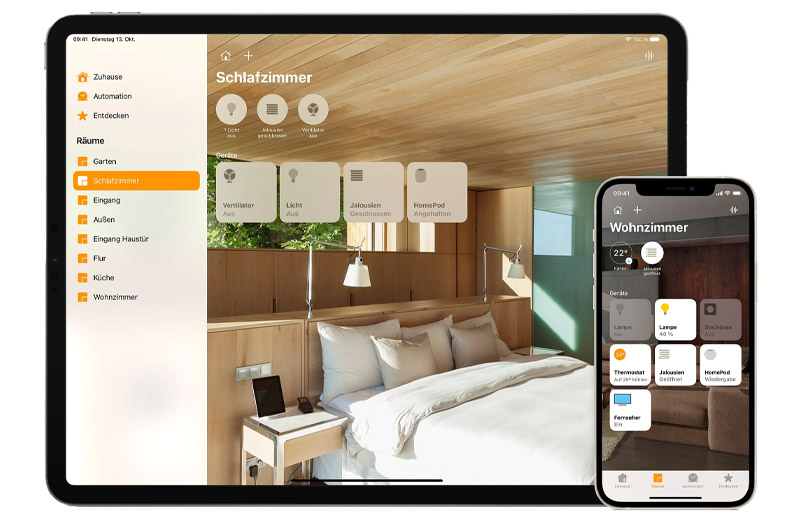 Contrôle avec Apple Home