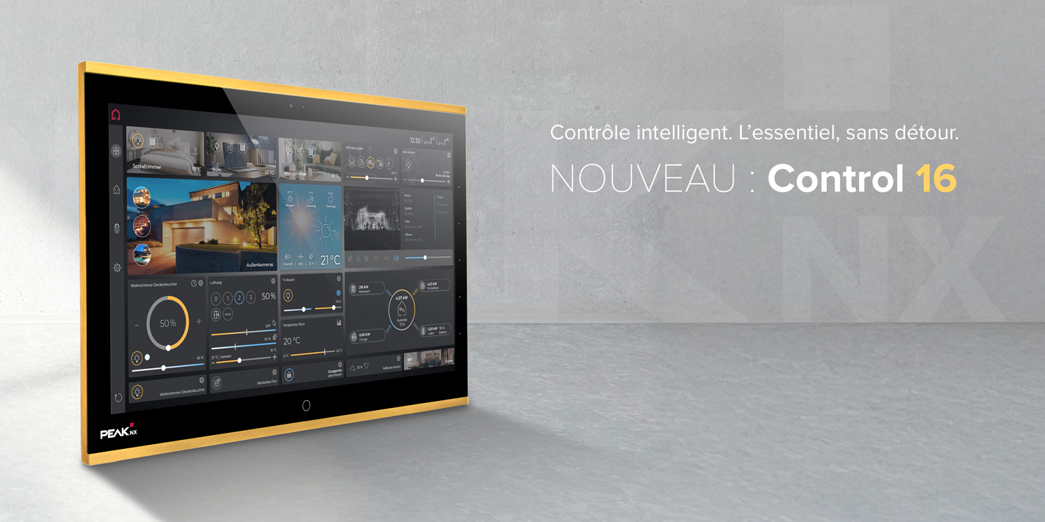 Nous présentons notre toute dernière innovation interne : le Control 16