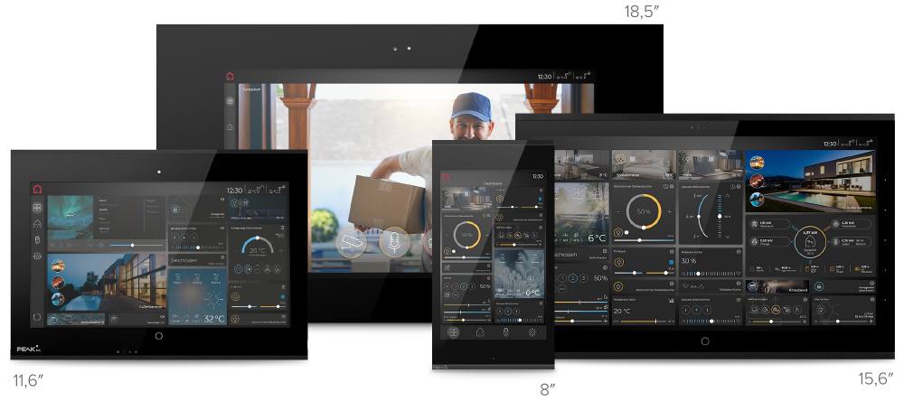Die PEAKnx KNX-Touchpanel