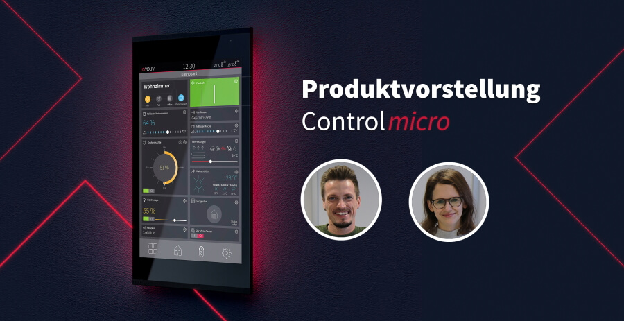 Produktvorstellung Controlmicro 8'' KNX-Raumcontroller