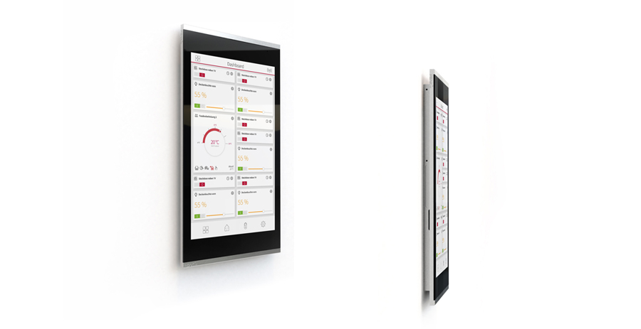 Light + Building: PEAKnx presents the 8'' touch panel Controlmicro