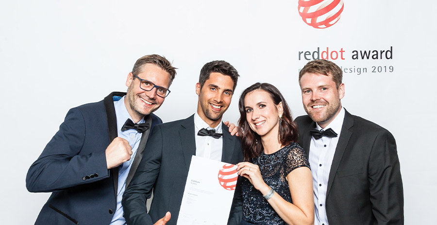 Award ceremony at Red Dot Designers' Night