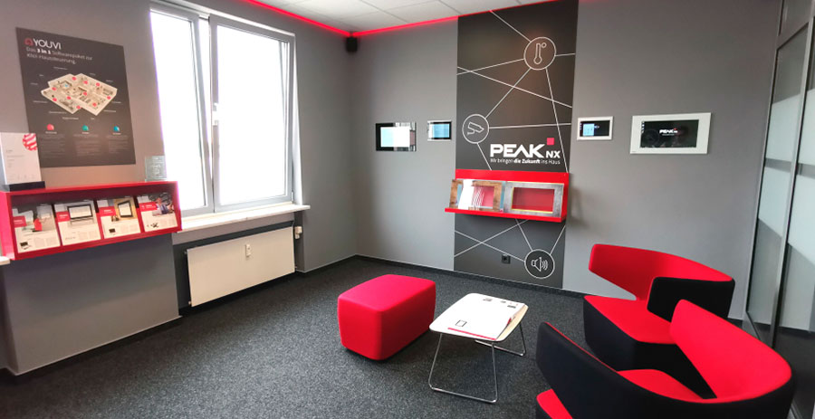 Besuchen Sie den PEAKnx Showroom