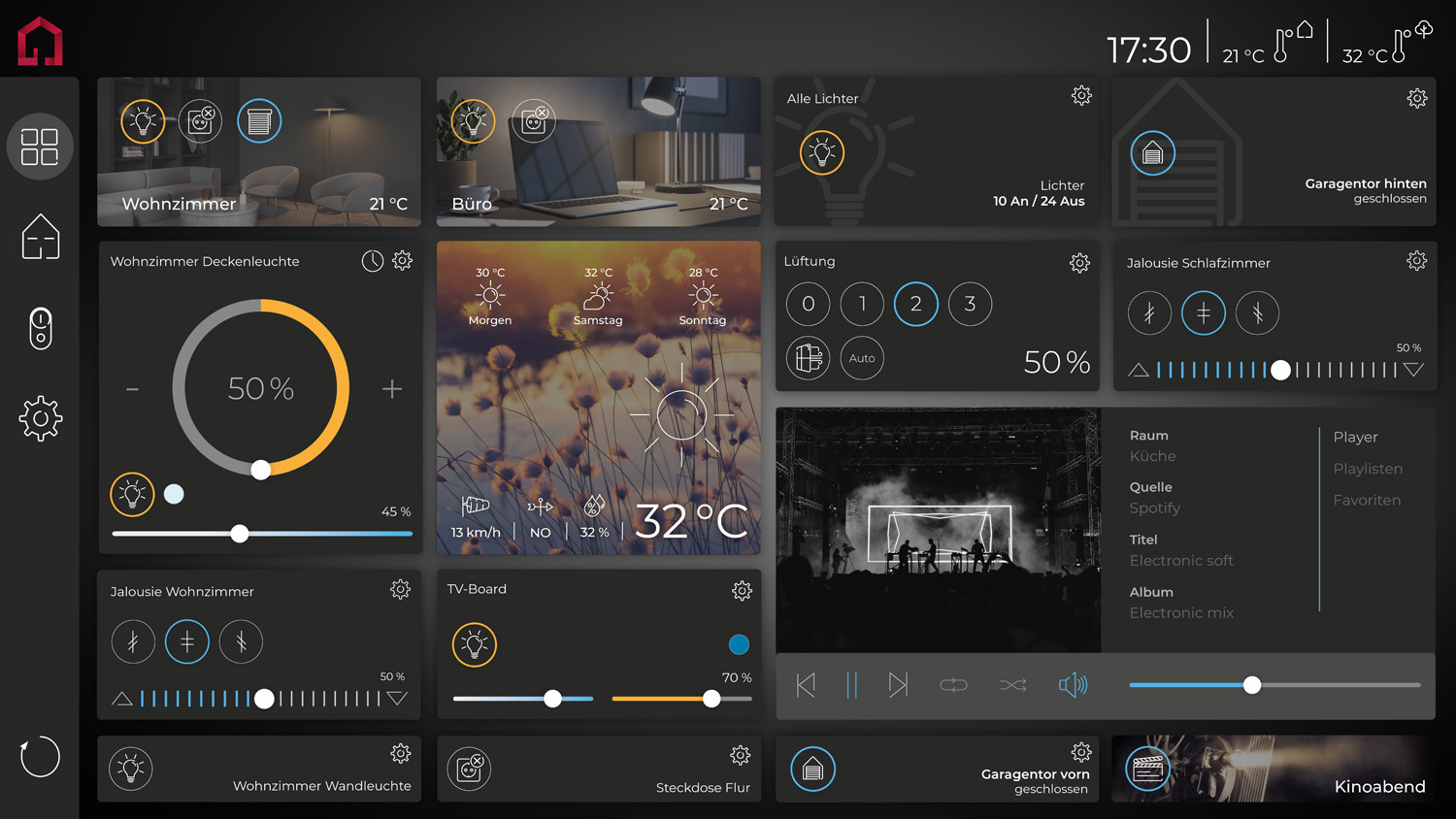 Einfamilienhaus– Dark Mode