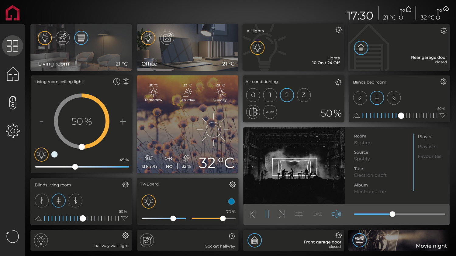 Single-family home – Dark Mode