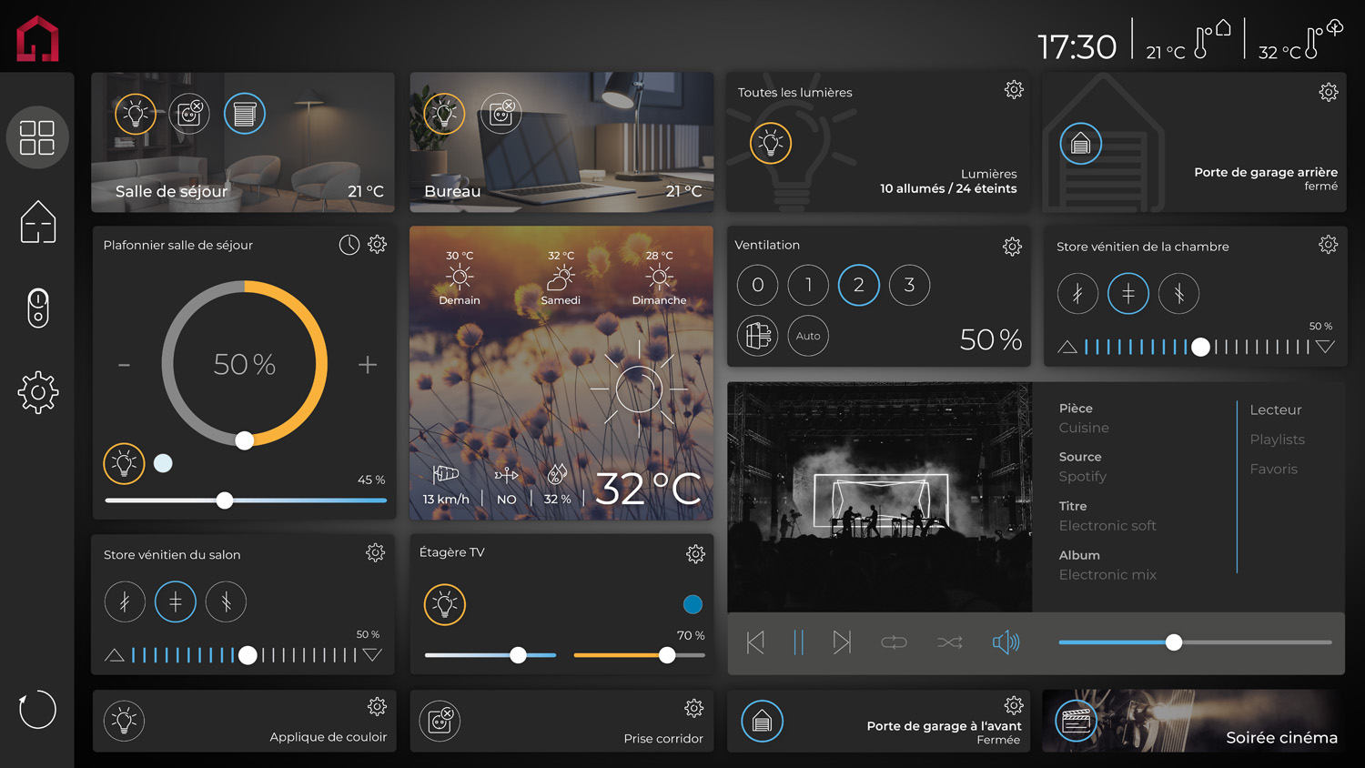 Maison individuelle – Mode sombre