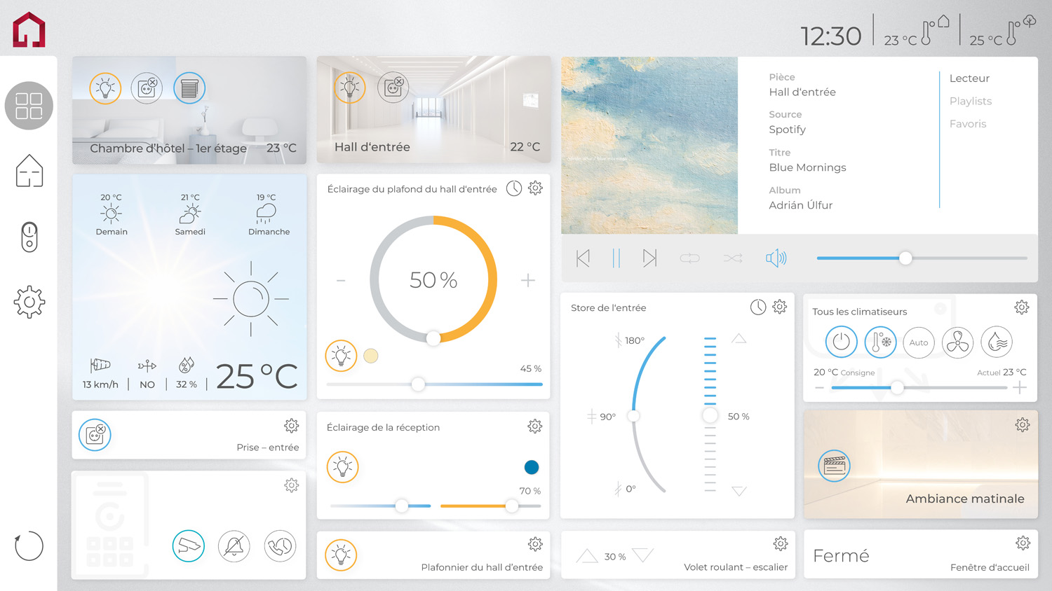 Hall d'hôtel – Mode clair