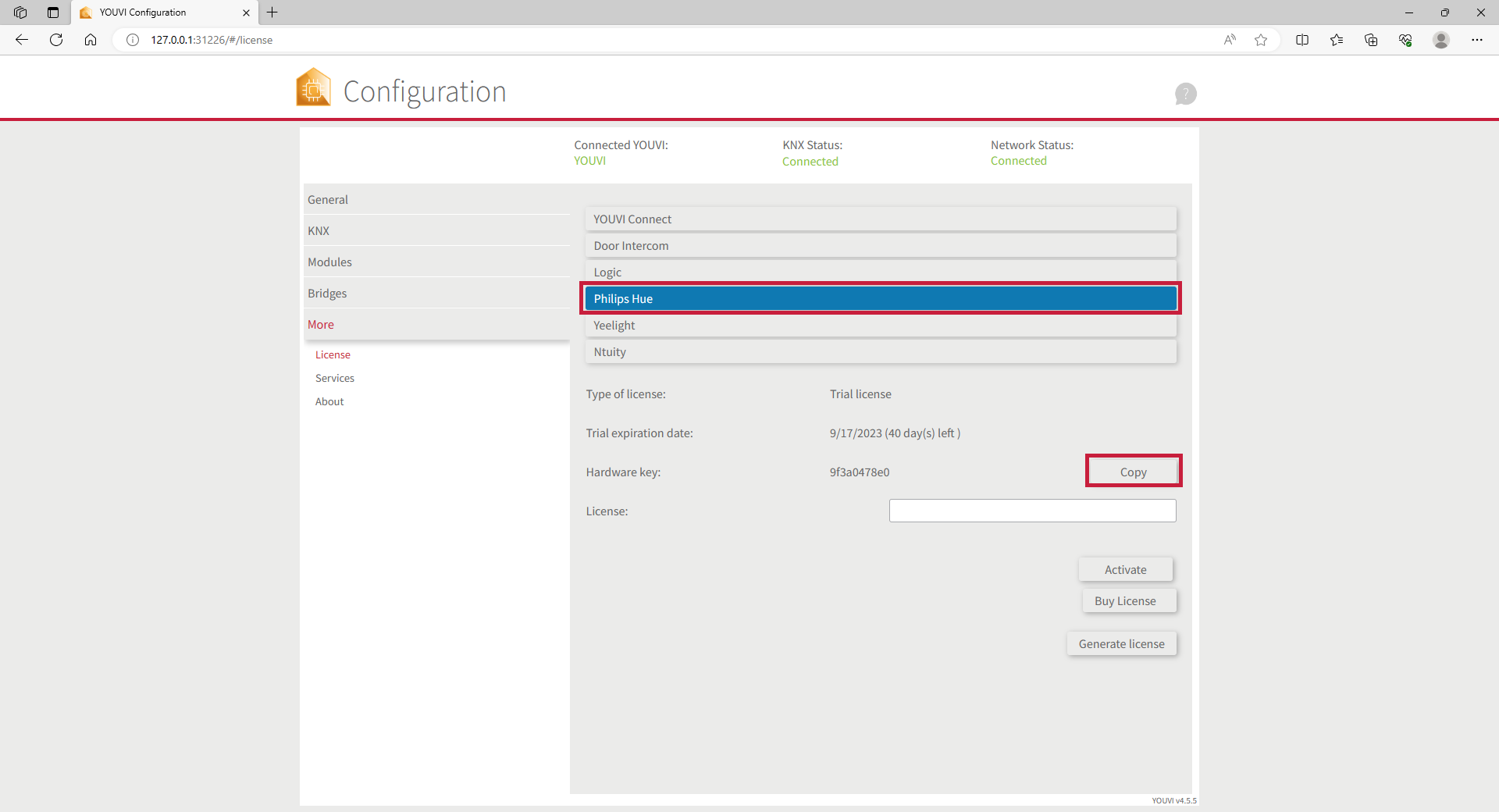 YOUVI Modul Installation Step 2