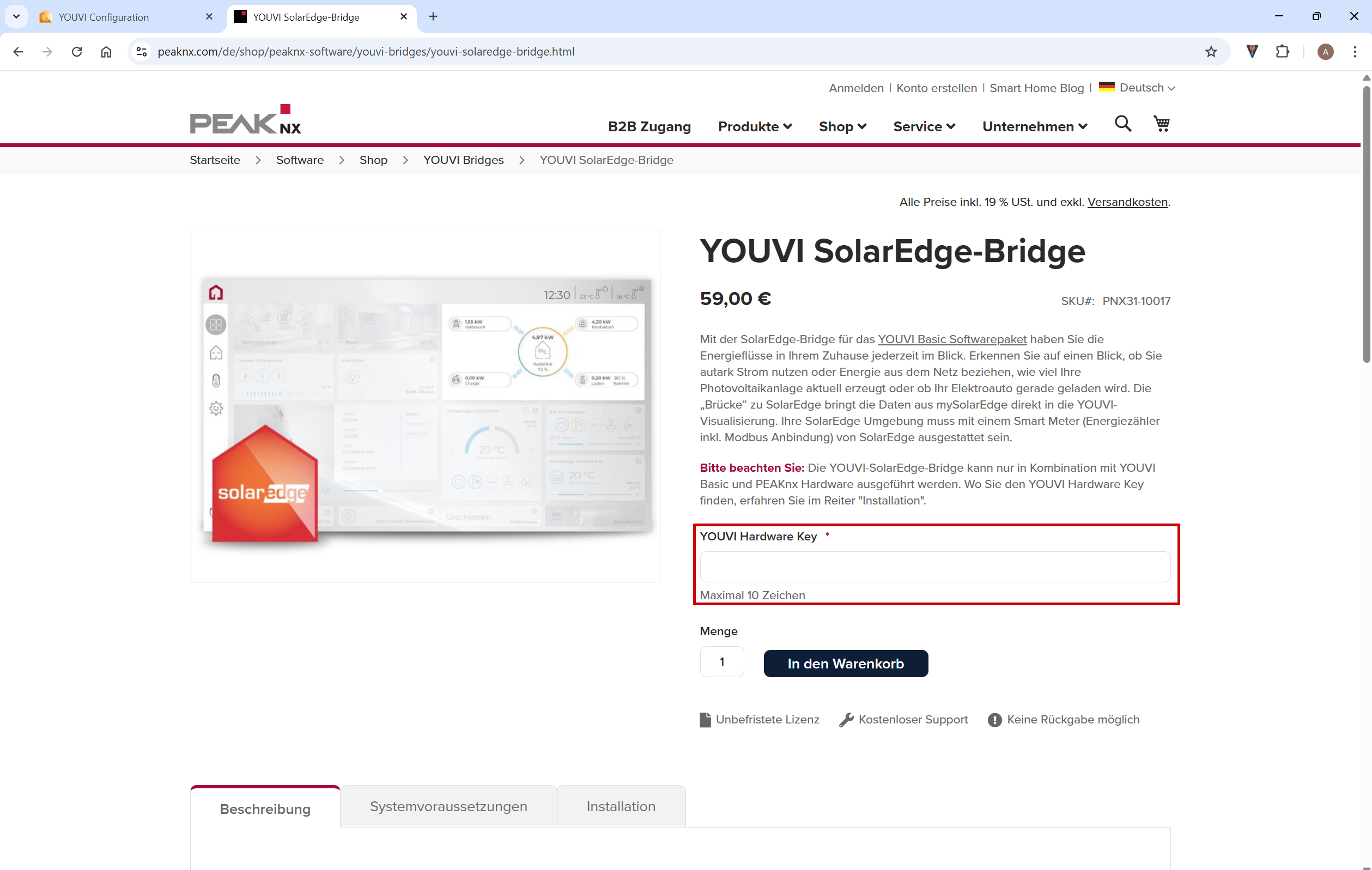 YOUVI Modul Installation Step 3