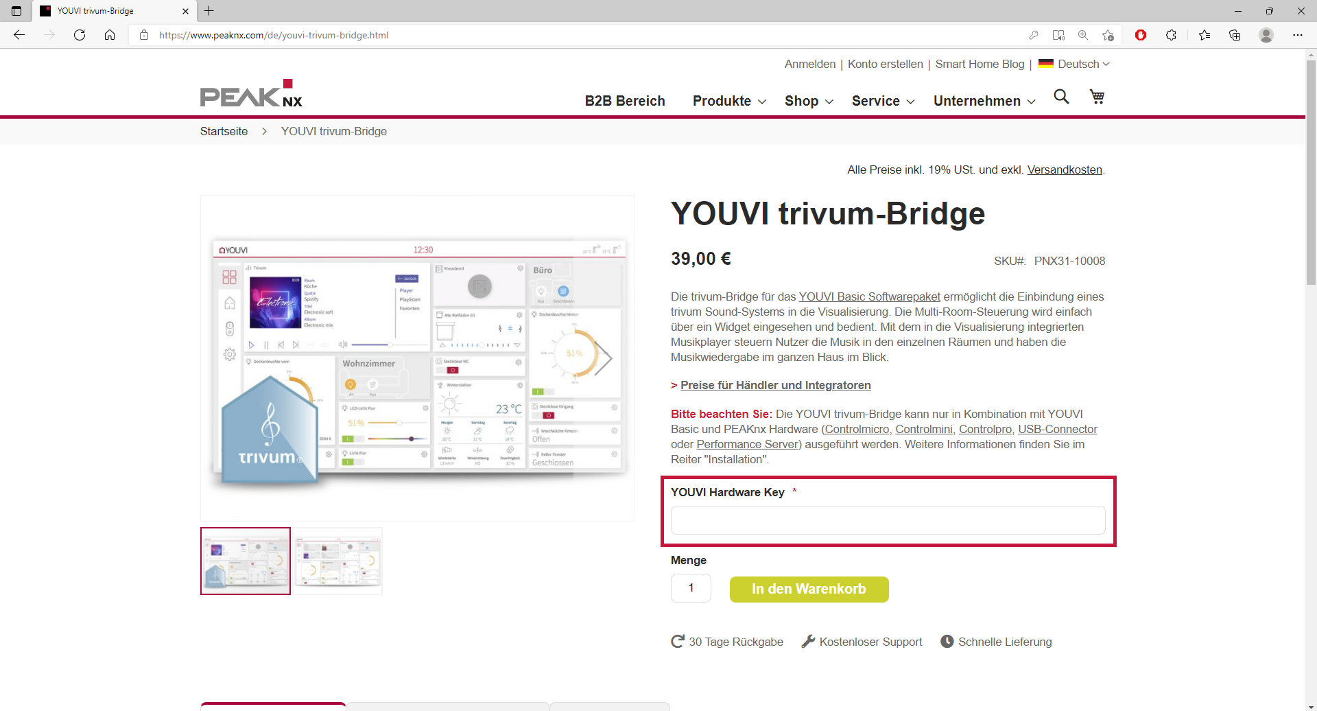 YOUVI Modul Installation Schritt 3