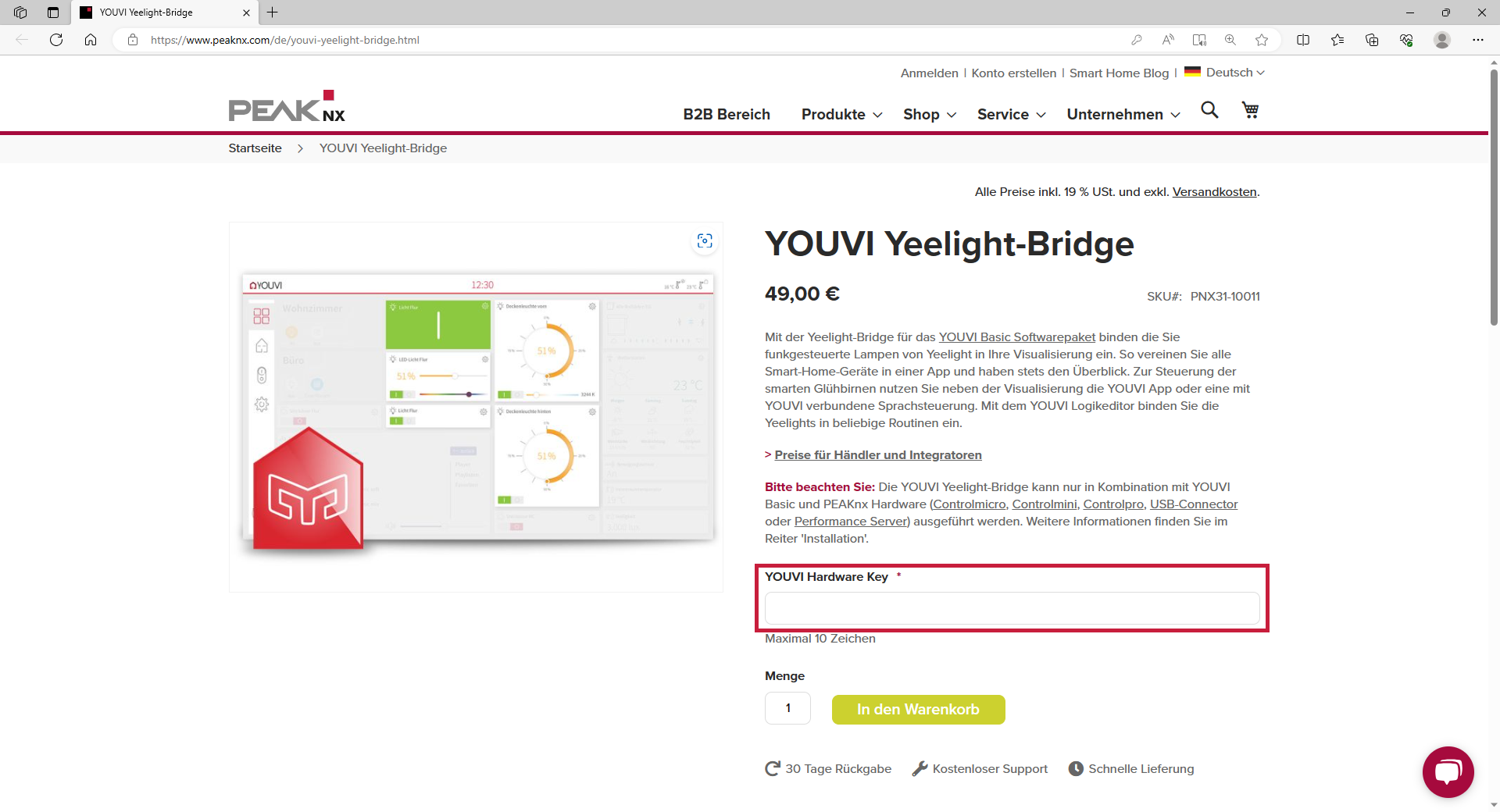 YOUVI Modul Installation Schritt 3