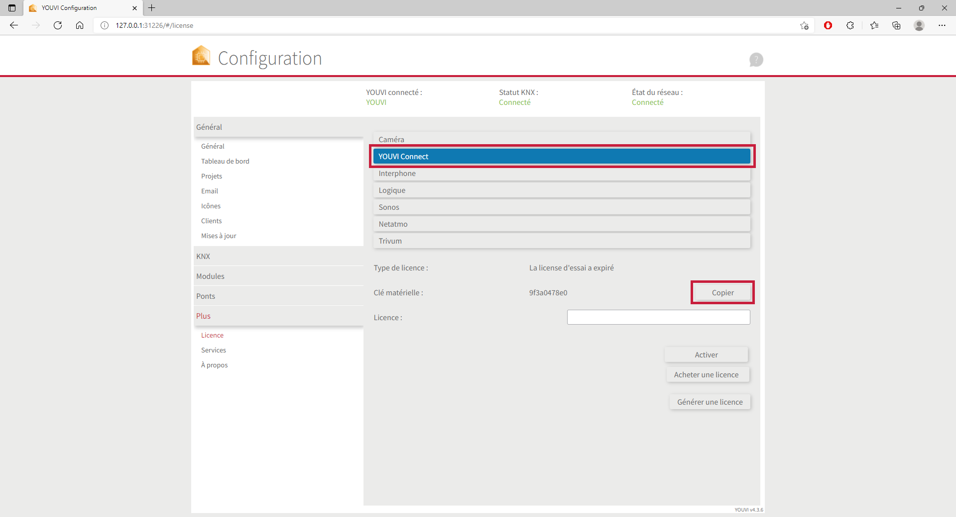 YOUVI Modul Installation Schritt 2