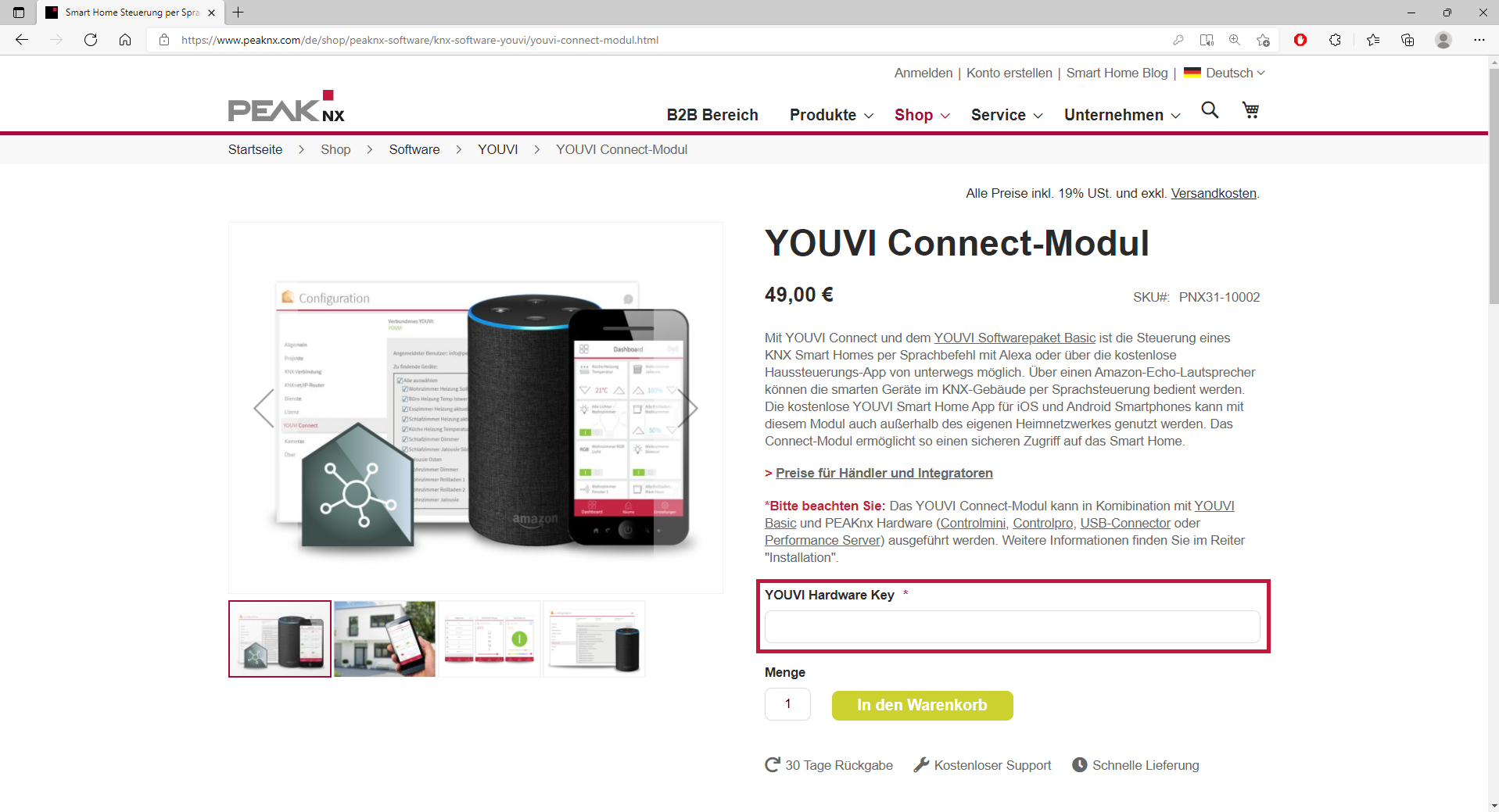 YOUVI Modul Installation Schritt 3