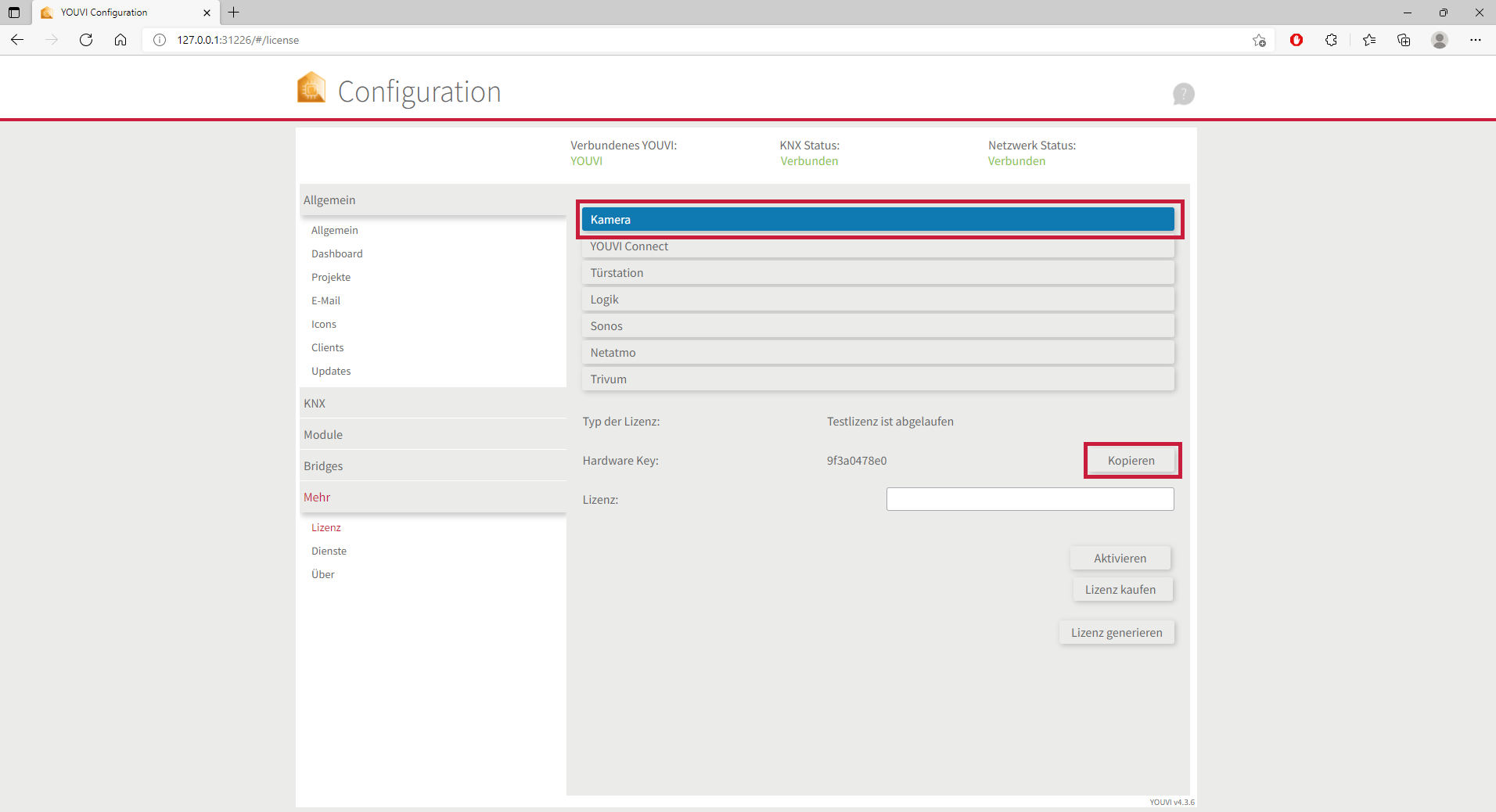 YOUVI Modul Installation Schritt 2