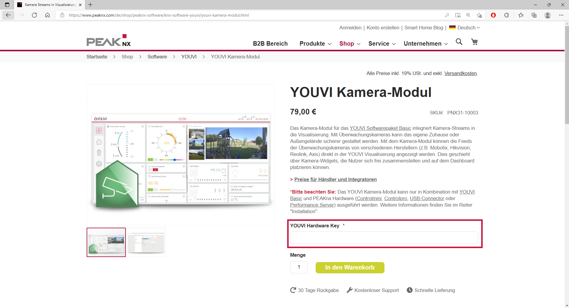 YOUVI Modul Installation Schritt 3