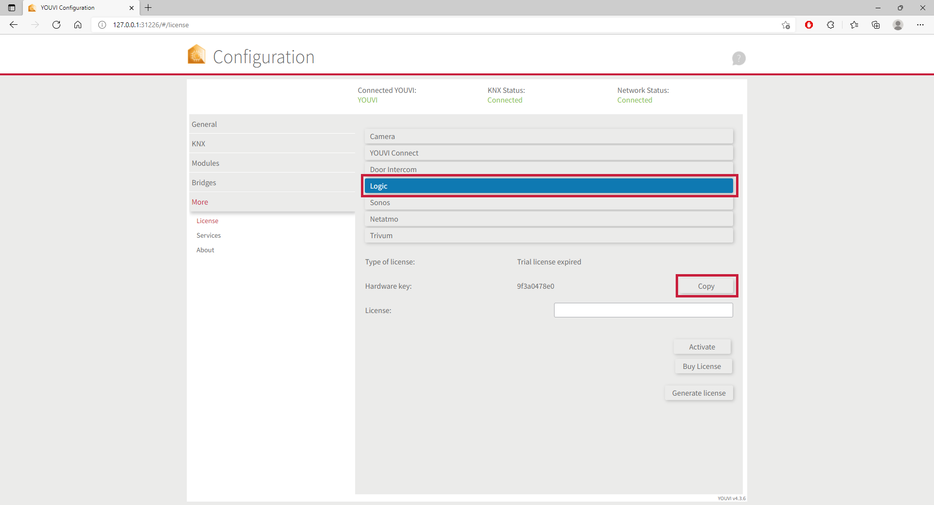 YOUVI Modul Installation Step 2