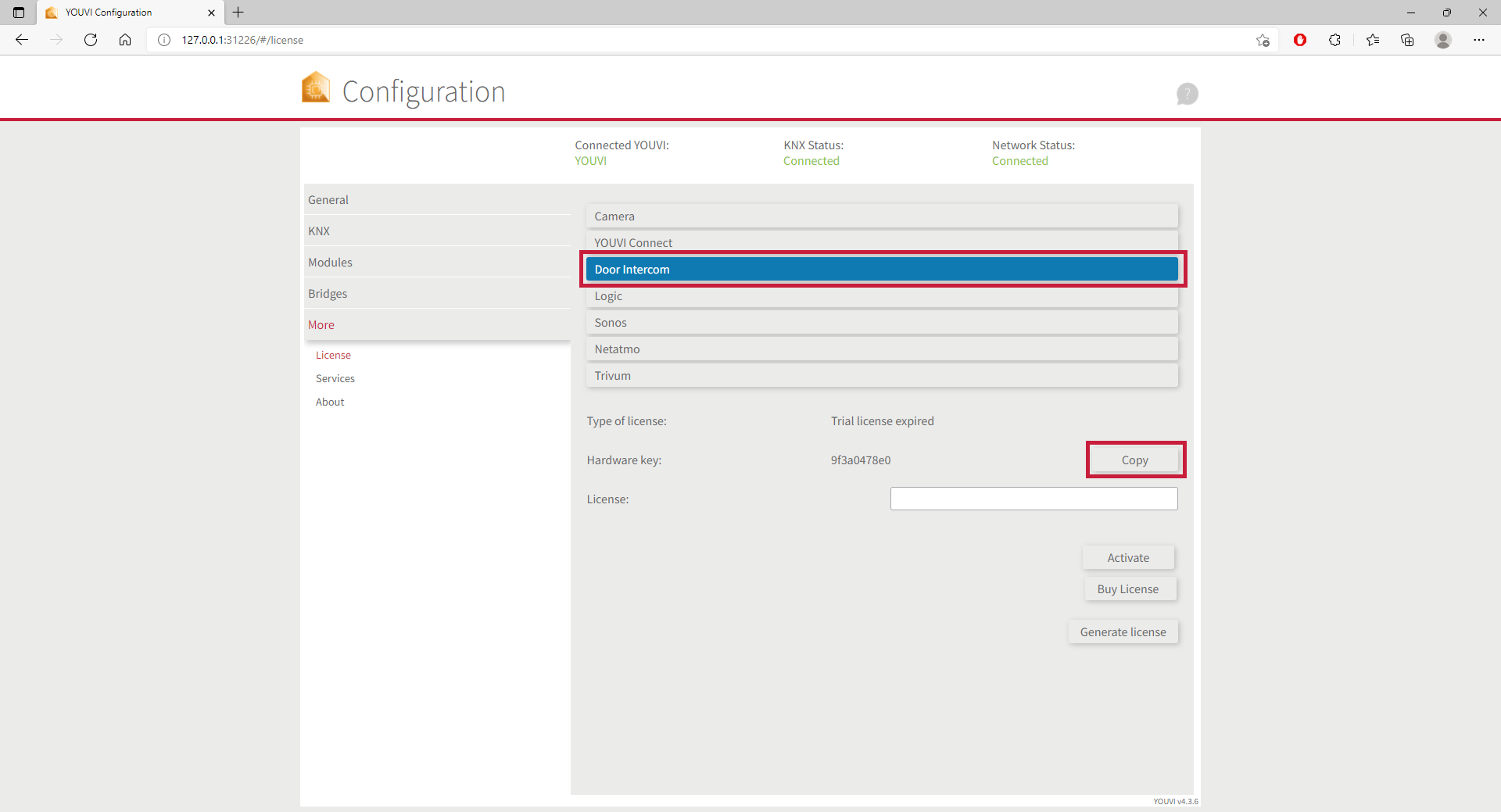 YOUVI Modul Installation Step 2